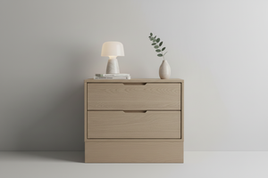 remove the legs and make it 3 draws to the floor